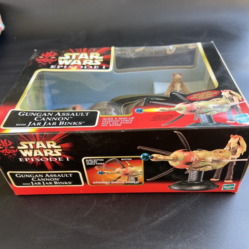 Star Wars Episode 1 Vehicles Gungan Assault Cannon w/ Jar Jar Binks Action Figur - Picture 6 of 7
